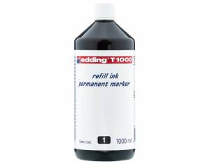 Tinta za marker permanentni 1000ml Edding T1000 crna