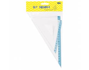 Trokut pvc 25 cm (45°+60°) pk2 veliki Educa blister