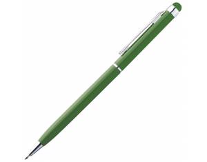 Olovka kemijska metalna+touch pen New Orleans zelena