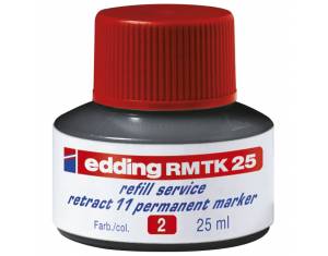 Tinta za marker permanentni   25ml Edding MTK25 crvena