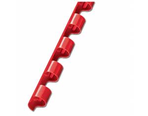 Spirala plastična fi- 6mm pk100 Fornax crvena