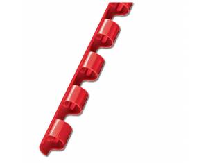 Spirala plastična fi- 6 mm pk100 Fornax crvena