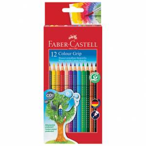Boje drvene 12boja Grip 2001 Faber-Castell 112412