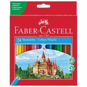 Boje drvene 24boje Faber-Castell 120124 blister