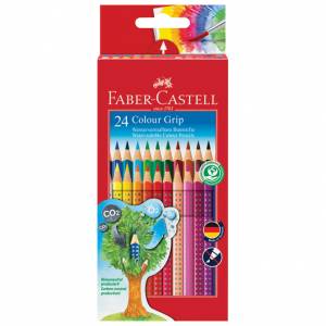 Boje drvene 24boje Grip 2001 Faber-Castell 112424