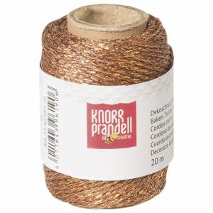 Špaga ukrasna metalik fi-1,5 mm/20m Knorr Prandel 21-6266172 bakrena