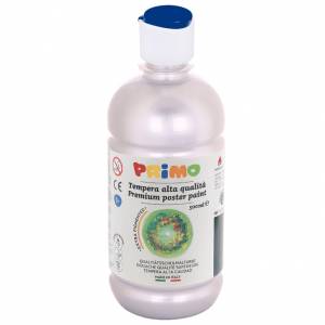 Boja tempera 0,5 litre Primo 201TL500910 srebrna