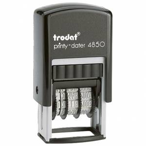 Printy-Datumar H-3,8 mm+tekst ploča 25x5 mm Trodat 4850