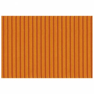 Papir ukrasni dvoslojni rebrasti B2 pk10 300g Heyda 20-47132 40 narančasti