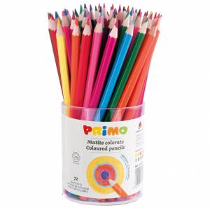 Boje drvene 72boje u čaši Primo 505B72