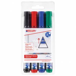 Marker za bijelu ploču 1-5 mm Edding 363/4boje blister