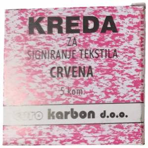 Kreda krojačka pk5 Karbon crvena