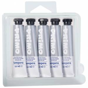 Boja tempera 12ml aluminijska tuba pk5 Primo 440TRA910 srebrna blister