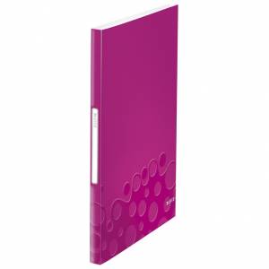 Mapa uložna varena A4 s 40 fascikli "U" Wow Leitz 46320123 roza