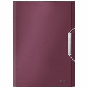 Mapa za kućni budžet 6 pregrada s gumicom pp Style Leitz 39570028 bordo