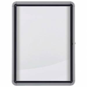 Ploča oglasna magnetna-staklena krilna vrata 75,2x69,2x3,7 cm Nobo 1902558 bijela