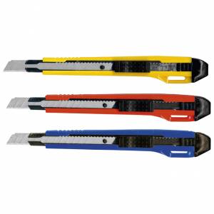 Skalpel nož 9 mm metalna vodilica Fornax DT-905 sortirano