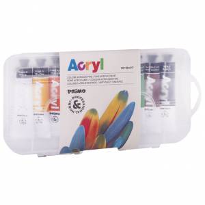 Boja akrilna 18ml aluminijska tuba 10boja Primo 405TA10SP