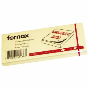Blok samoljepljiv 40x50 mm 3x100L Fornax žuti