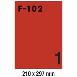 Etikete ILK 210x297 mm pk100L Fornax F-102 crvene