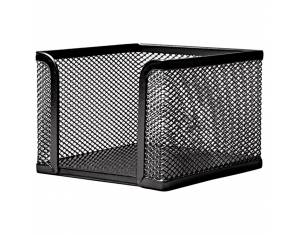 Blok kocka žica 9,5x9,5x9,5 cm LD01-498 Fornax crna