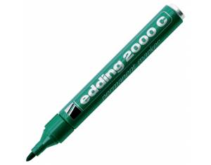 Marker permanentni 1,5-3 mm okrugli vrh Edding 2000C zeleni