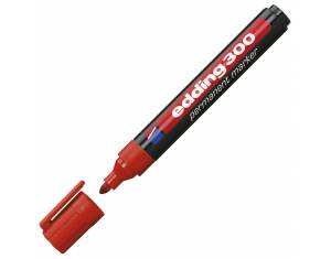 Marker permanentni 1,5-3 mm okrugli vrh Edding 300 crveni