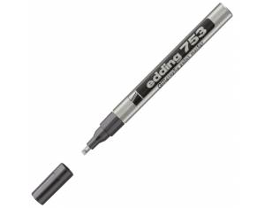 Marker permanentni kaligrafski 1-2,5 mm Edding 753 srebrni