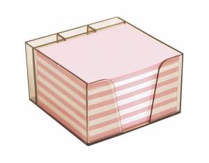 Blok kocka pvc 10x8,5x6cm s papirom u boji Elisa