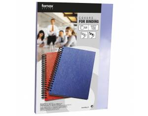 Korice za spiralni uvez 180my pvc A4 pk100 Fornax plave