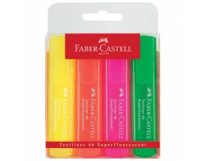 Signir 1-5 mm 46 Superfluorescent pvc etui Faber-Castell 154604/4boje blister!!