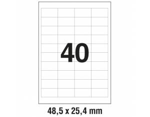 Etikete ILK  48,5x25,4 mm pk100L Zweckform 3657