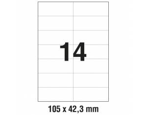 Etikete ILK 105x42,3 mm pk100L Zweckform 3653