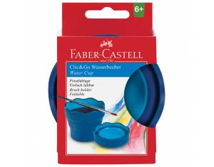 Čaša za tempere Clic&Go Faber-Castell 181510 plava blister