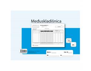 Obrazac A-26/NCR međuskladišnica A5 1+4 Fokus