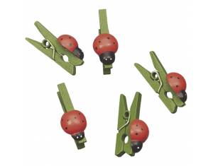 Kvačice drvene Buba mara 2,5 cm pk24 Knorr Prandell 21-8001537 blister