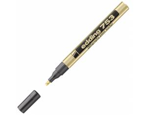 Marker permanentni kaligrafski 1-2,5 mm Edding 753 zlatni