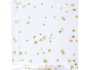 Vrećice ukrasne celofan  9,5x16 cm sa zvjezdicama pk10 Heyda 20-30892 50 prozirne