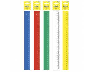 Ravnalo pvc 30 cm u boji Educa sortirano blister