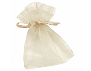 Vrećice ukrasne organdi 10x8 cm pk24 Knorr Prandell 21-6399428 bež