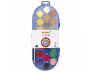 Boja vodena fi 30 mm 22boje+kist Primo 114A22SG blister