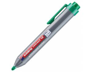 Marker za bijelu ploču 1,5-3 mm Edding Retract 12 zeleni