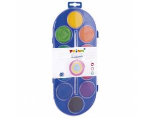 Boja vodena fi 44 mm 10boja+kist Primo 120A10SG blister