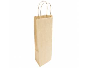 Vrećice ukrasne-boca natron 14x38x8 cm pk50 Duga smeđe