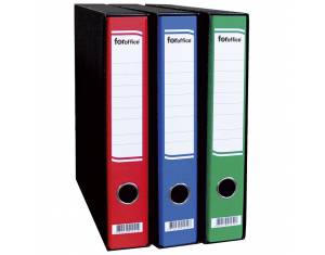 Registrator A4 uski u crnoj kutiji FORoffice crveni