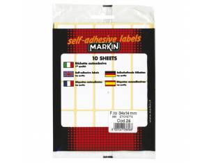 Etikete slep  34x14 mm pk10L Markin 10026 blister