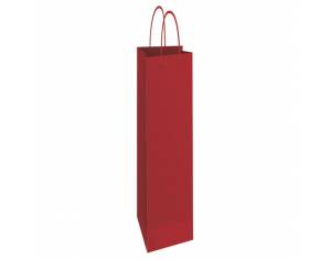 Vrećice ukrasne-boca 13x40x8 cm sjajna plastifikacija Fornax crvene
