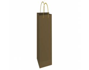 Vrećice ukrasne-boca 13x40x8 cm sjajna plastifikacija Fornax zlatne