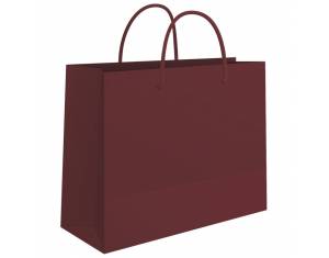 Vrećice ukrasne 24x16x7 cm sjajna plastifikacija Fornax bordo
