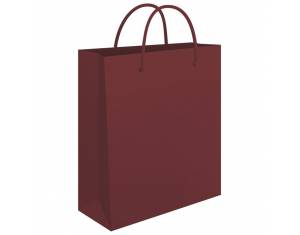 Vrećice ukrasne 24x39x9 cm sjajna plastifikacija Fornax bordo